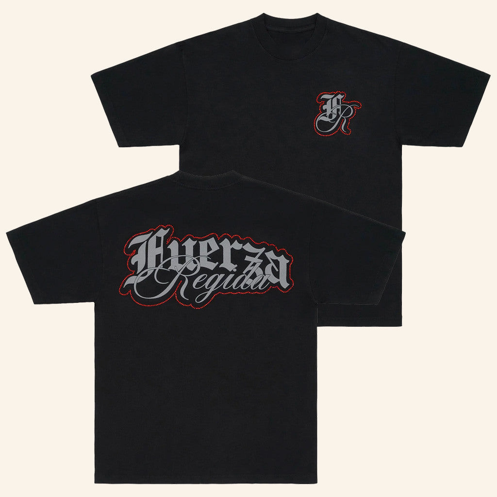 Fuerza Regida Merch Stones Black T-Shirt Gifts For Dad