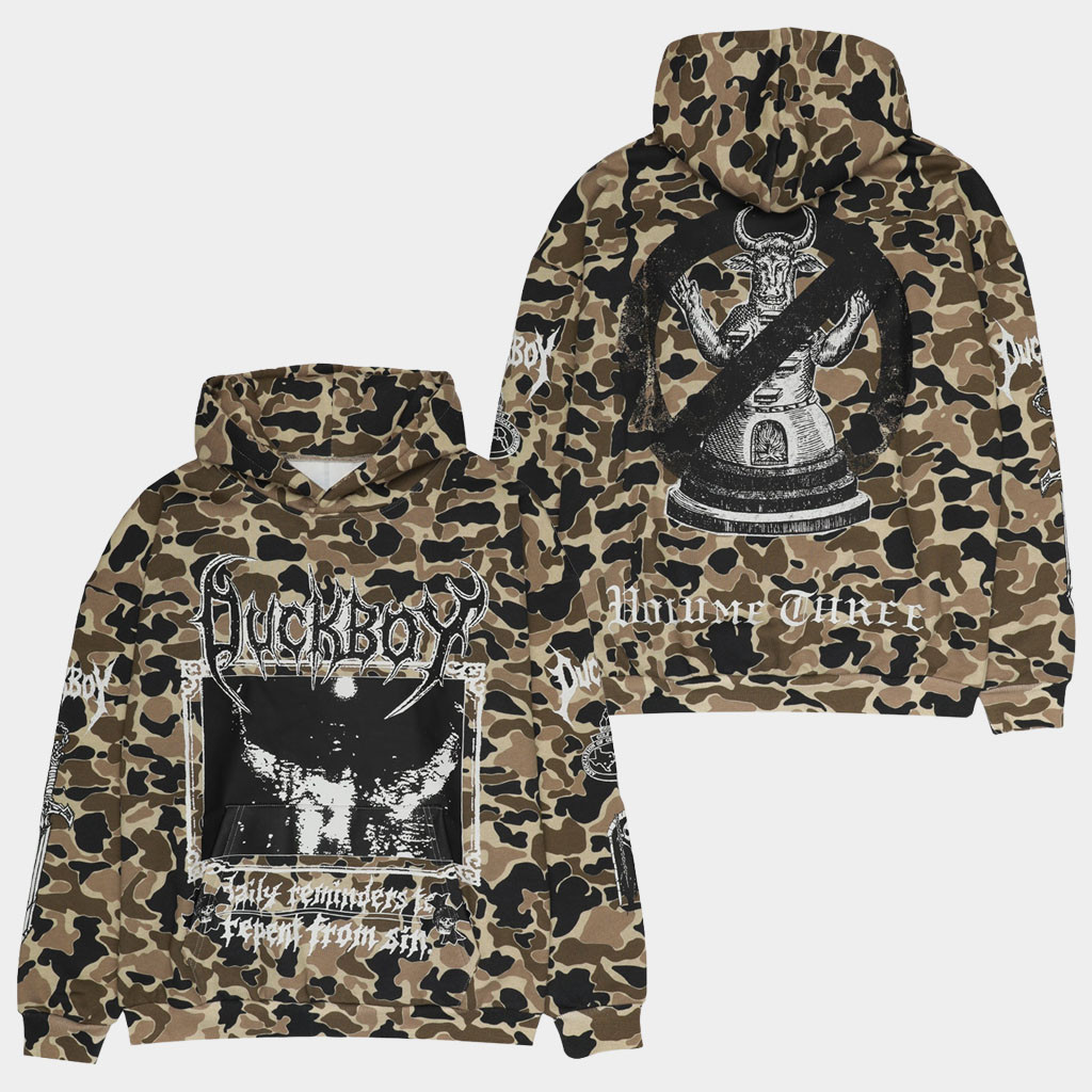 G59 GreyFiveNine Merch Duckboy 2026 DB Slam Hoodie Camo Volume Three Hoodie Fan Gifts