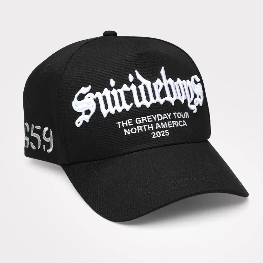G59 Merch SuicideboyS The Greyday Tour North America 2025 Hat Embroidered G59 Hat Dad Gifts - Image 2
