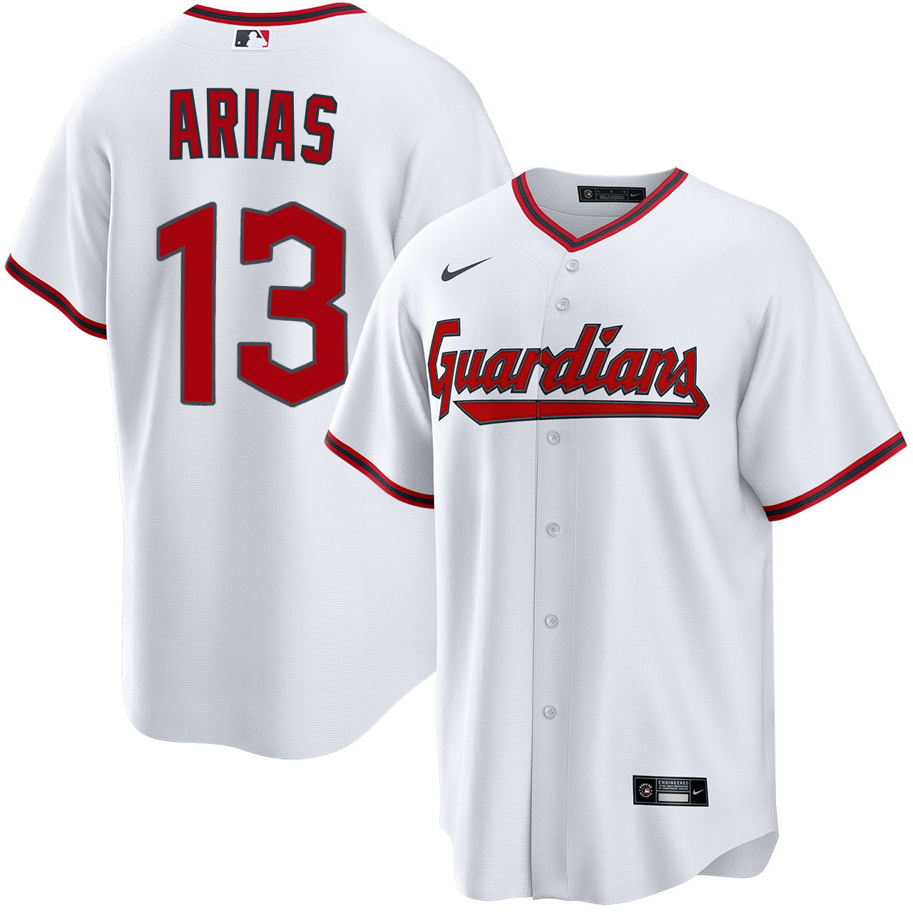 Gabriel Arias Cleveland Guardians 2026 Home Jersey - White