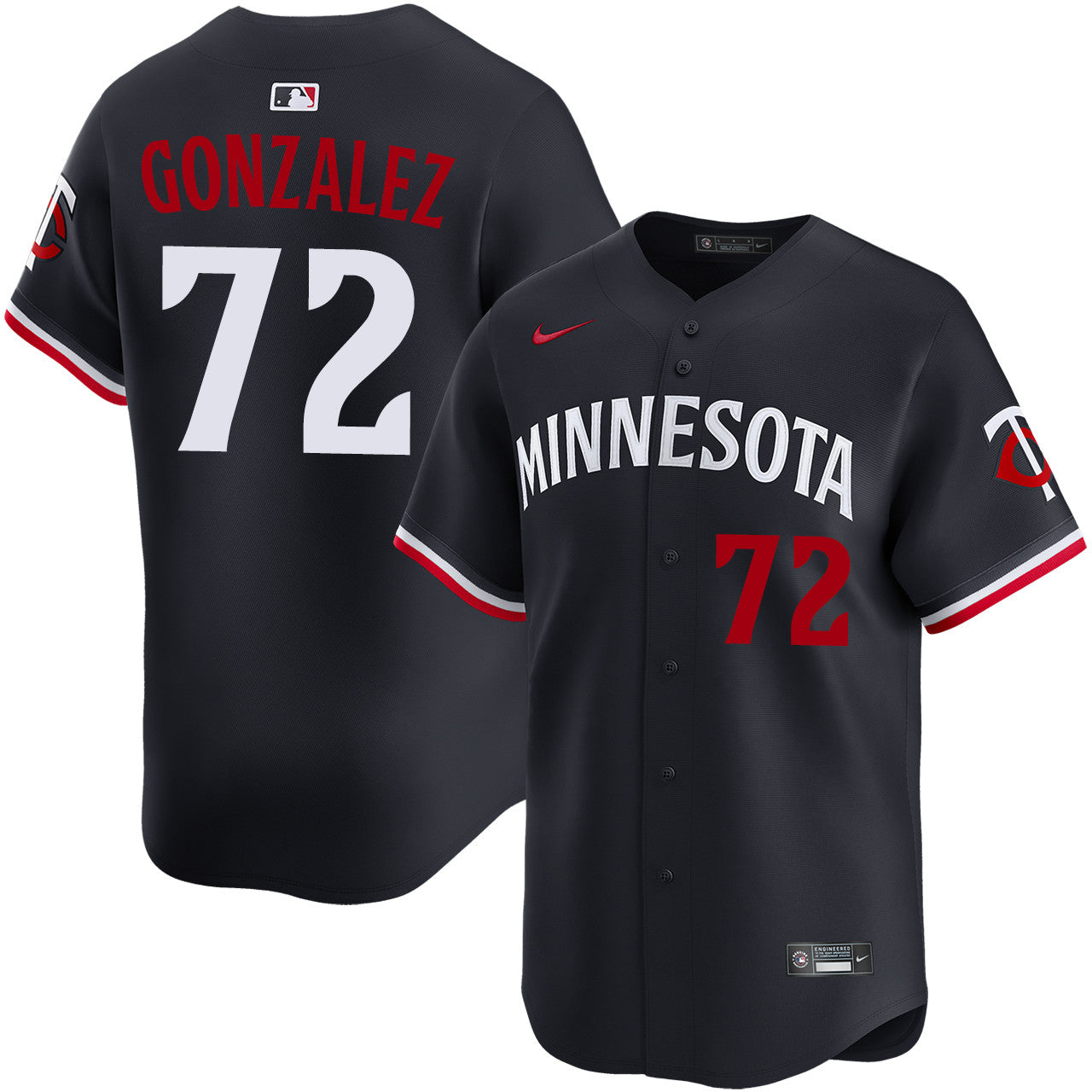 Gabriel Gonzalez Minnesota Twins 2026 Alternate Limited Jersey - Navy