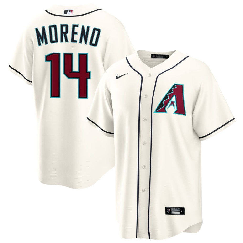 Gabriel Moreno Arizona Diamondbacks 2026 Home Jersey - Cream