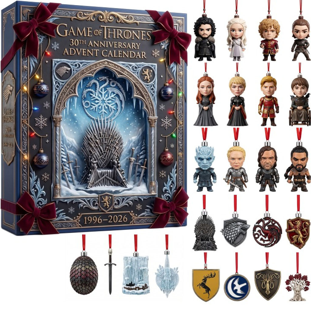 Game Of Thrones 30th Anniversary Advent Calendar Game Of Thrones Merch Christmas Gifts