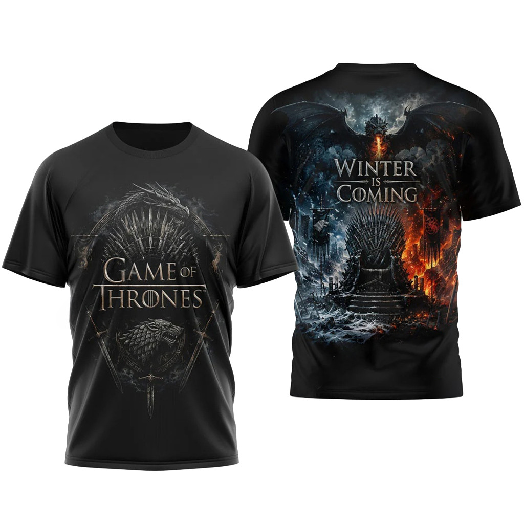 Game Of Thrones Winter Is Coming 2026 T-Shirt Game Of Thrones Merch Best Gift For Brothers