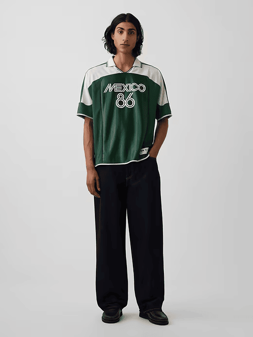 GAP Mexico Jersey Gap World Cup Merch Game Day Clothing Gifts For Mexico Football Fans - Image 2