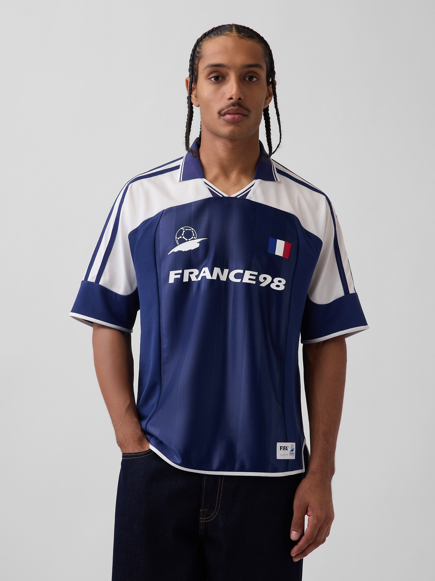 GAP X World Cup France National Team Jersey Game Day Outfits Gift For Football Lovers - Image 2