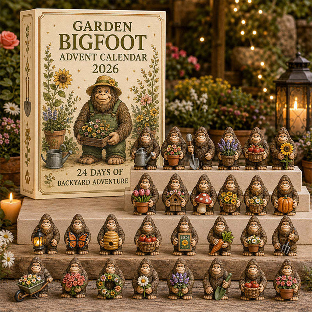 Garden Bigfoot Advent Calendar 2026 24 Days Of Backyard Adventure Christmas Ornaments Gifts