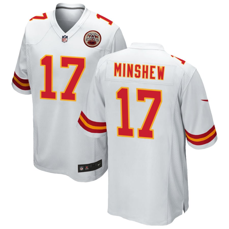 Gardner Minshew Kansas City Chiefs 2025 Game Jersey - White