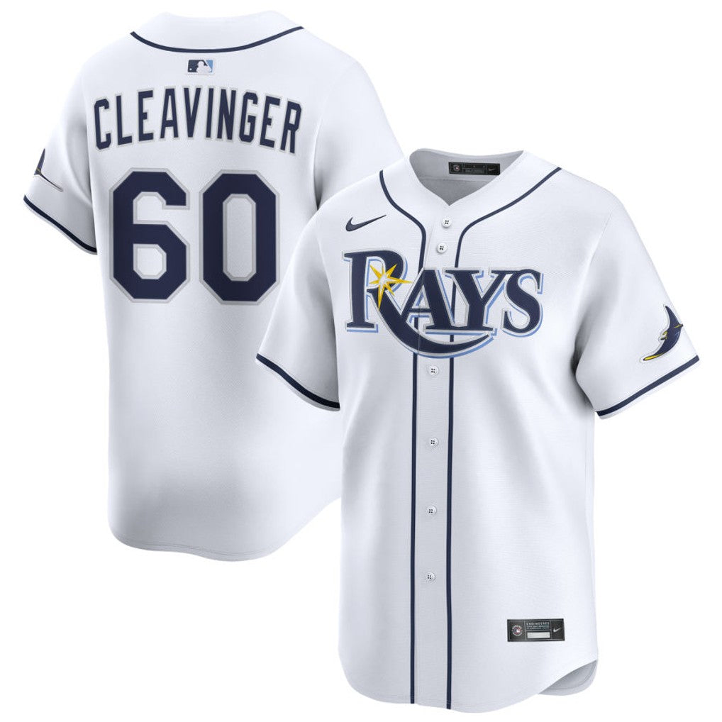 Garrett Cleavinger Tampa Bay Rays 2026 Home Limited Jersey - White