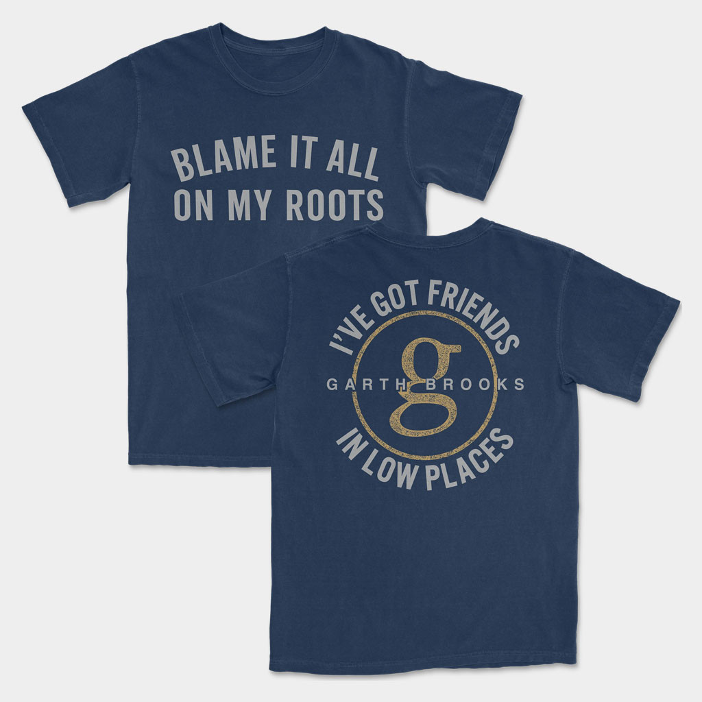 Garth Brooks Merch 2026 Blame It All On My Roots T-Shirt Gift For Country Music Fans