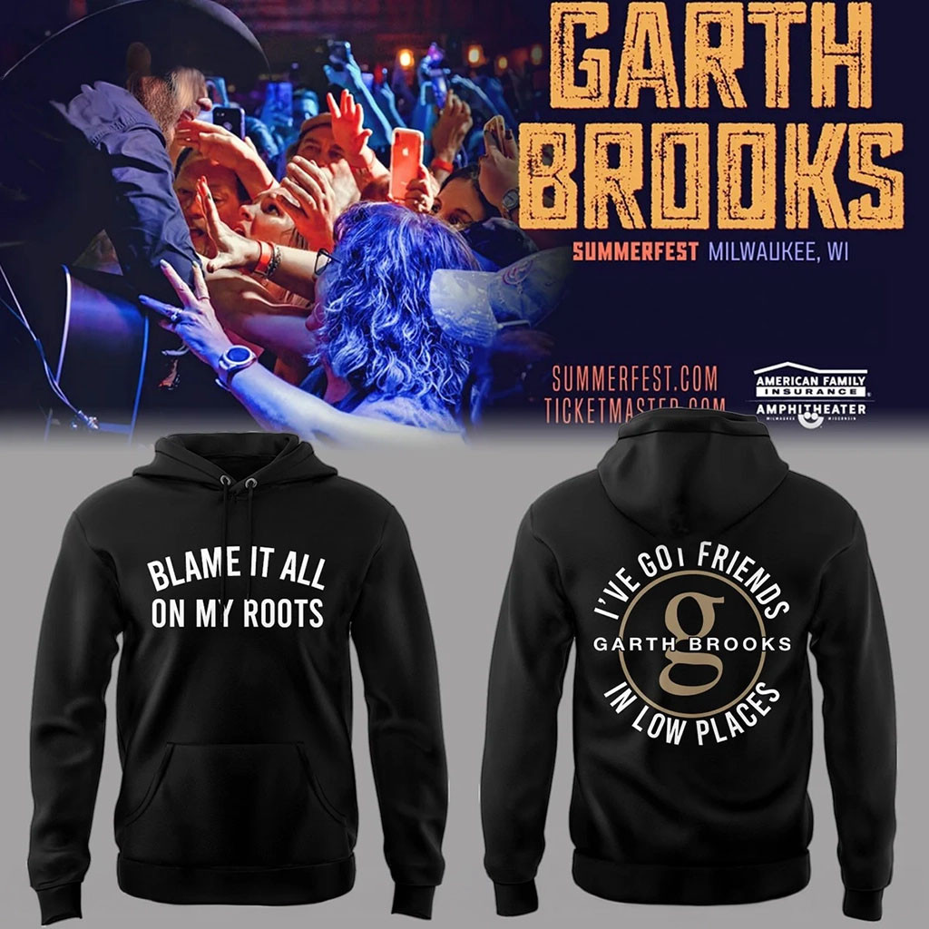 Garth Brooks Merch 2026 Blame It All On My Roots T-Shirt Gift For Country Music Fans - Image 3