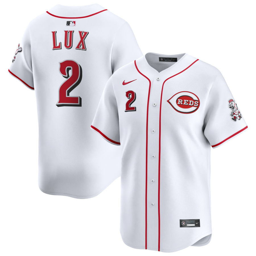 Gavin Lux Cincinnati Reds 2025 Home Limited Jersey - White