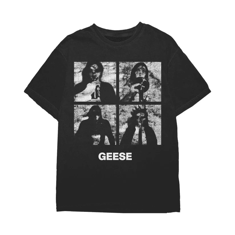Geese Band Four Square T-Shirt Geese Merch Birthday Gifts For Music Lovers