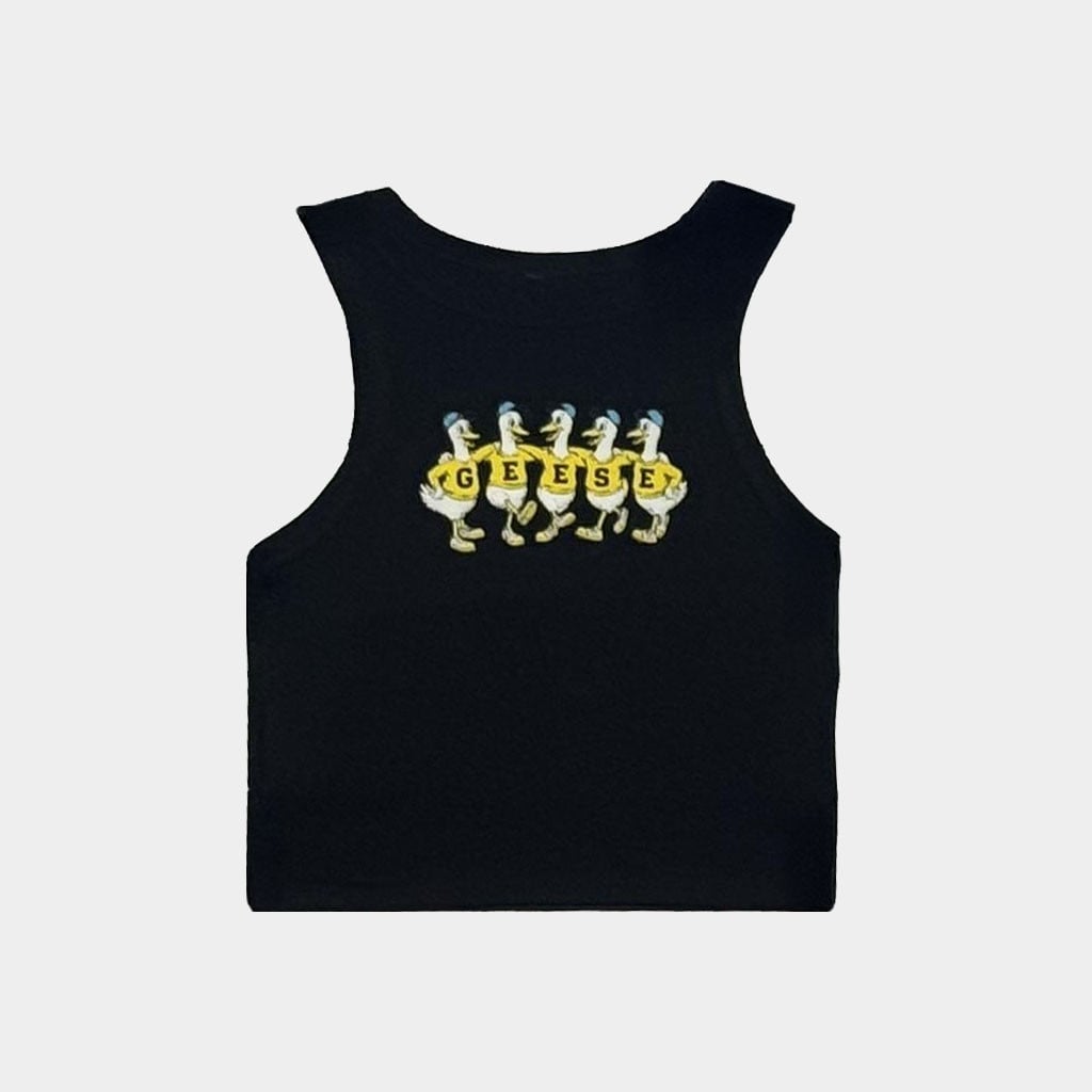 Geese Merch 2026 Geese Cartoon Tank Top Geese Tour Merch Present For Music Lovers