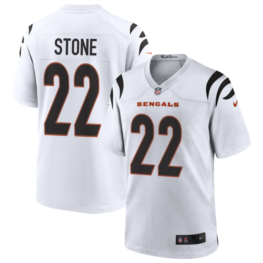 Geno Stone Cincinnati Bengals 2025 Game Jersey - White