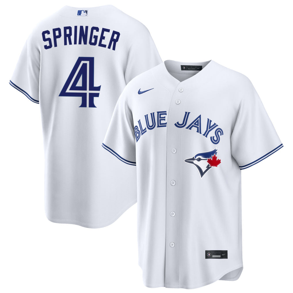 George Springer Toronto Blue Jays 2026 Home Jersey - White