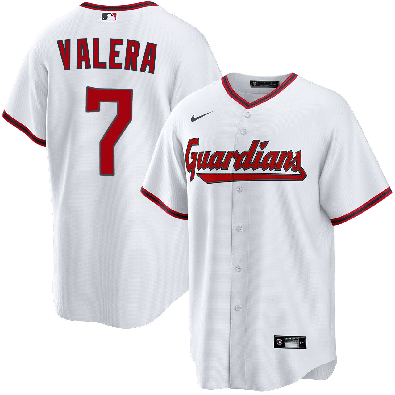 George Valera Cleveland Guardians 2026 Home Jersey - White