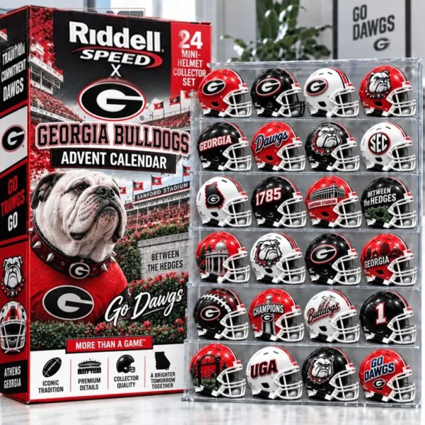 Georgia Bulldogs Advent Calendar 2026 Christmas Tree Ornament Georgia Bulldogs Merch Fan Gifts - Image 2