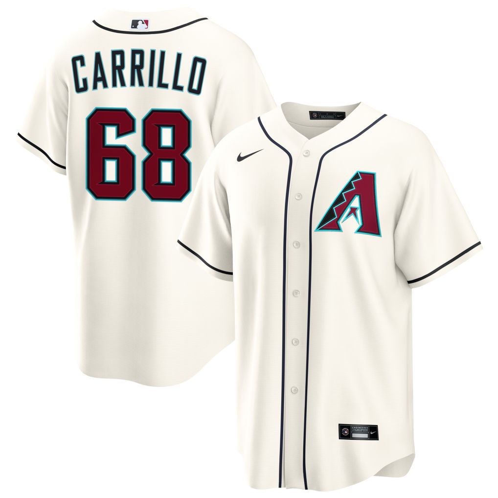Gerardo Carrillo Arizona Diamondbacks 2026 Home Jersey - Cream