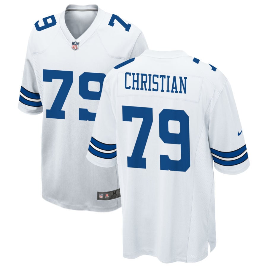Geron Christian Dallas Cowboys 2025 Game Jersey - White