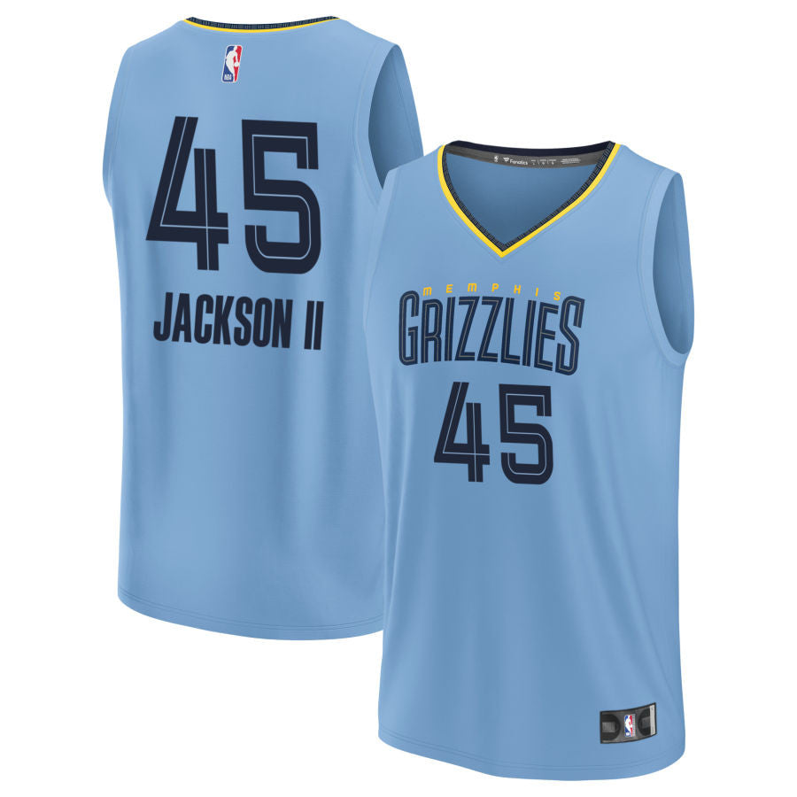 GG Jackson II Memphis Grizzlies 2025 Fast Break Statement Edition Jersey - Light Blue