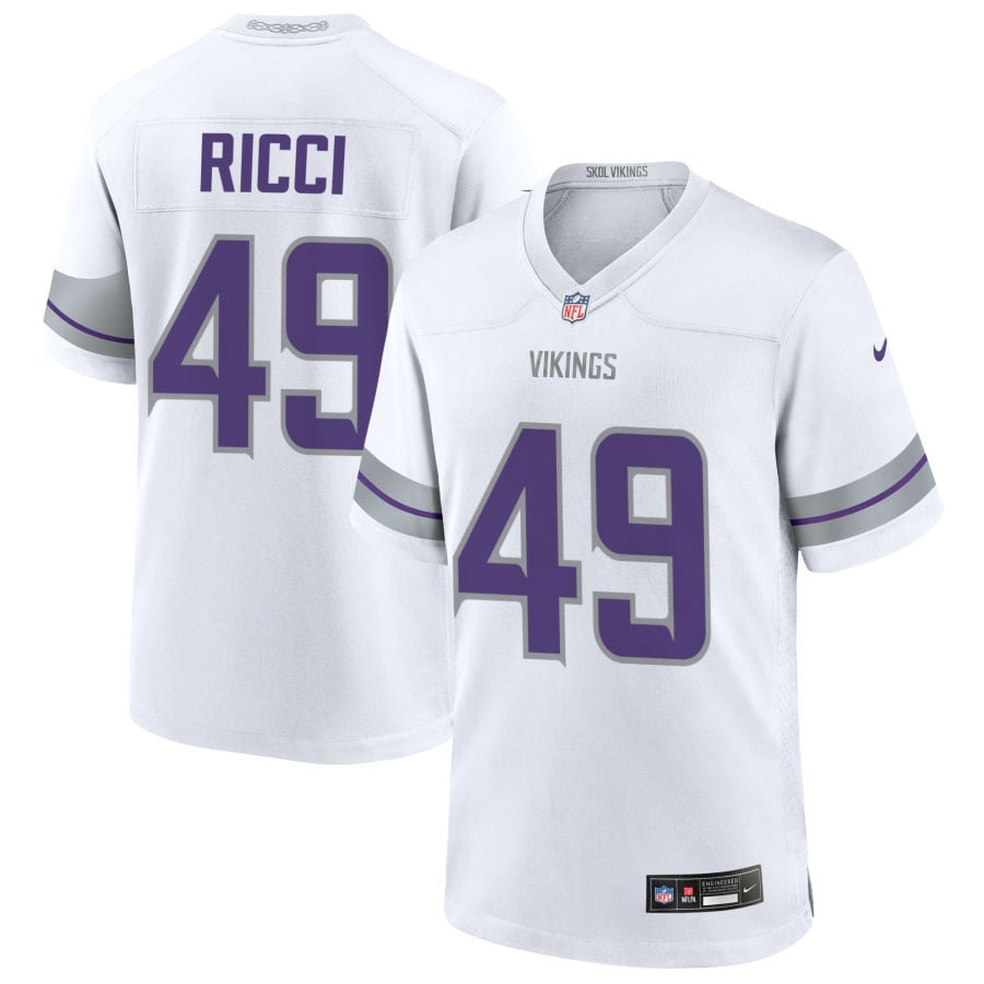 Giovanni Ricci Minnesota Vikings 2025 Alternate Game Jersey - White