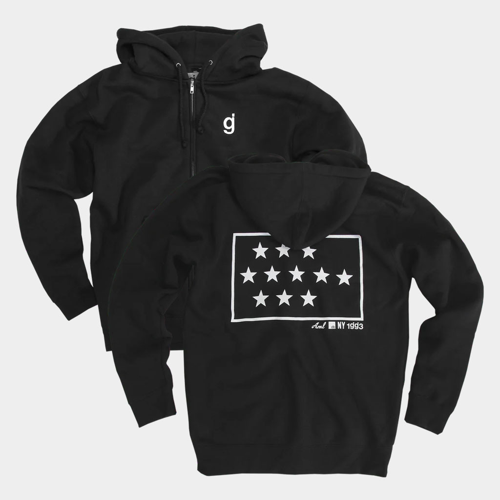 Glassjaw Merch 2026 Stars Black Zip Hoodie Best Gifts For Band Fans