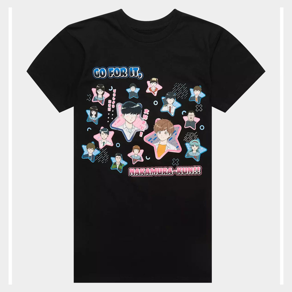 Go For It Nakamura Merch 2026 Go For It Nakamura-Kun Star Collage T-Shirt Manga Lover Gifts