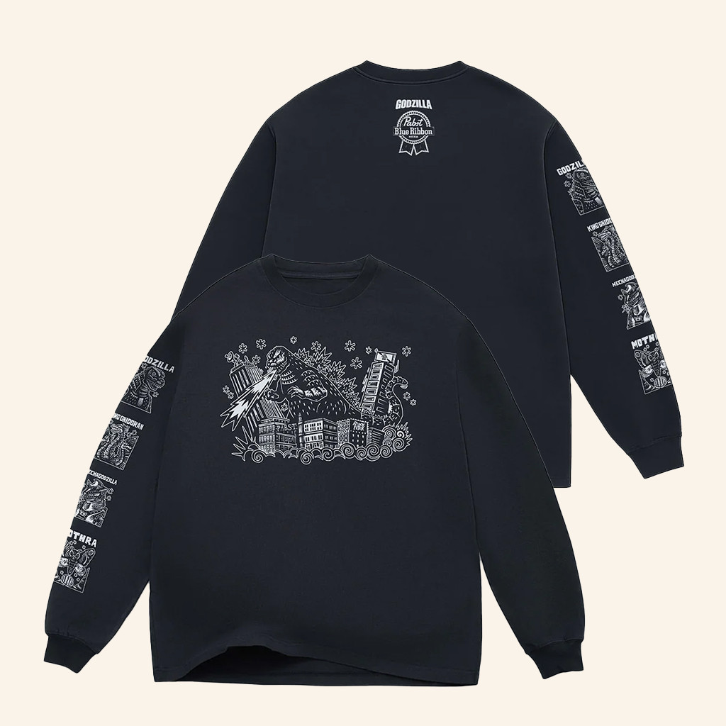 Godzilla Merch Godzilla X PBR Attack Peter Long Sleeve Shirt Gifts For Him