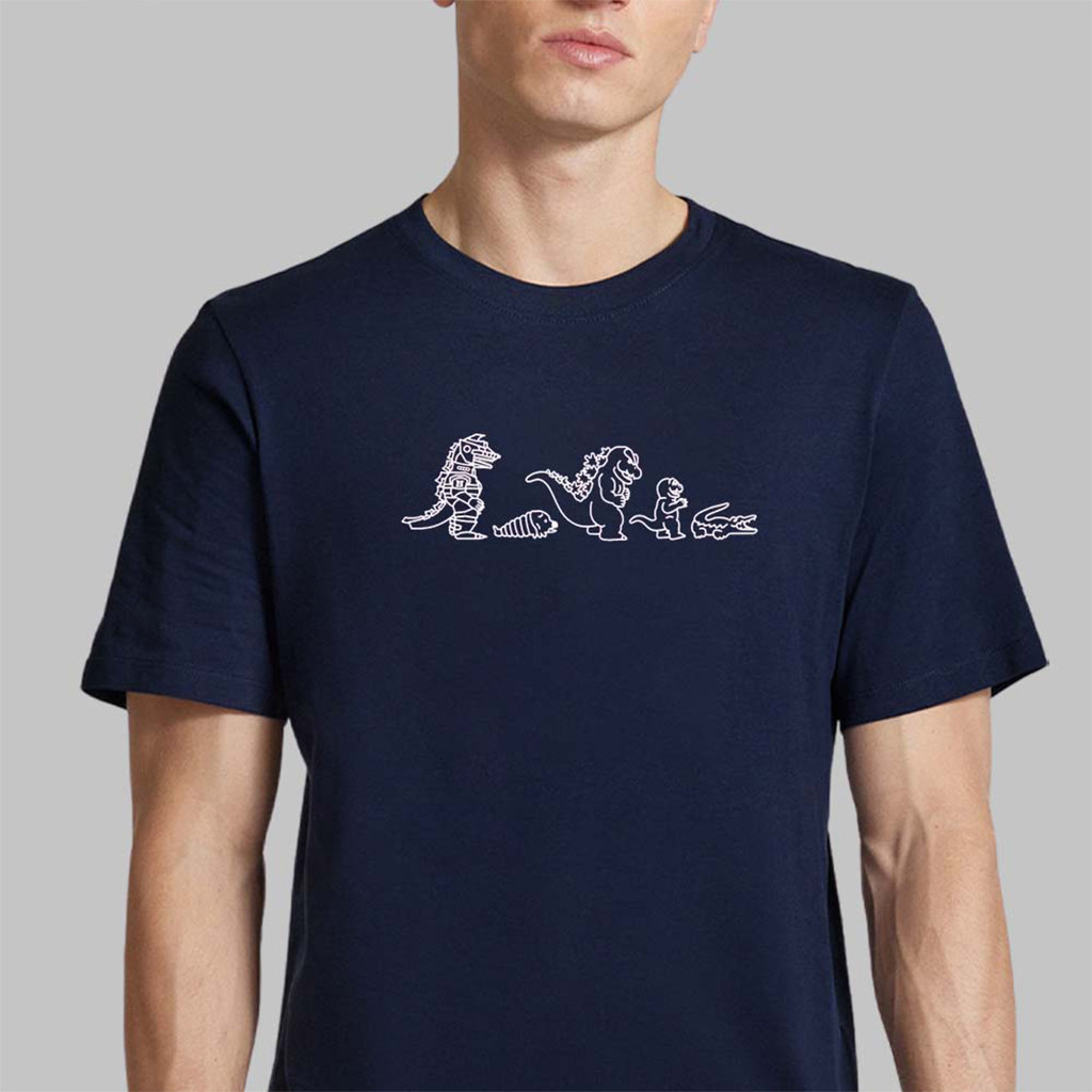 Godzilla X Lacoste Team Godzilla T-Shirt Gifts Ideas For Boyfriend