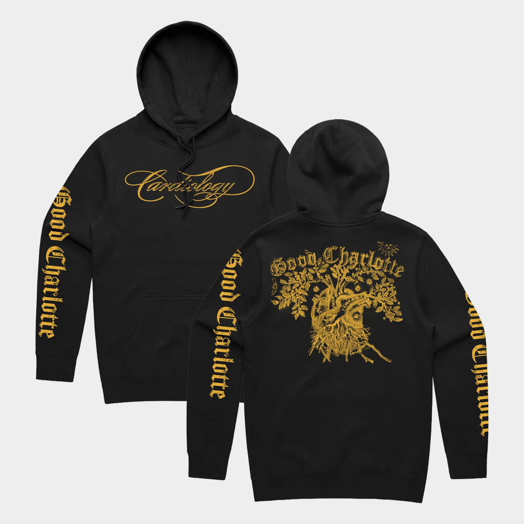 Good Charlotte Merch 2026 Reimagined Cardiology Hoodie Presents For Rock Lovers