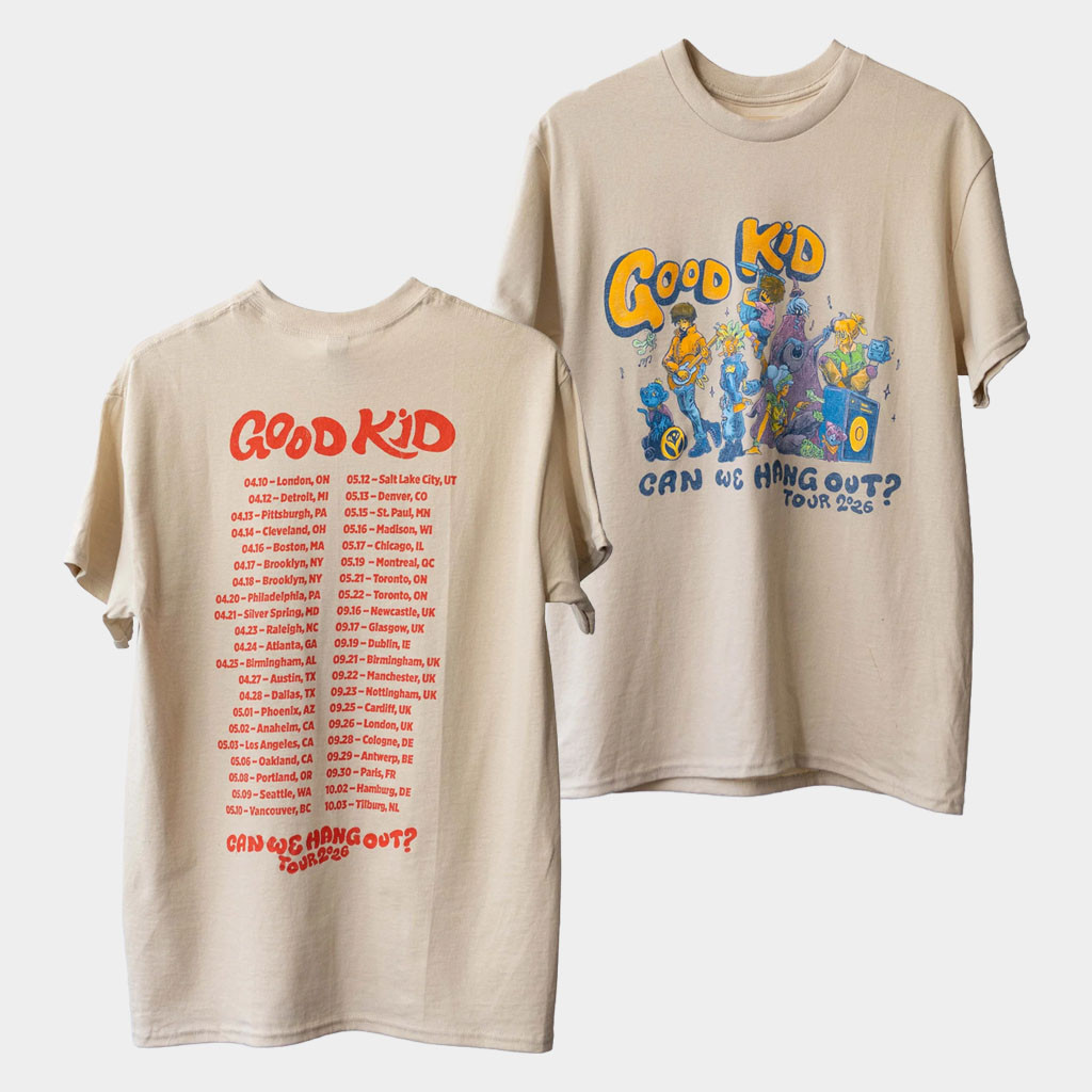 Good Kid Merch 2026 Can We Hang Out Tour T-Shirt Good Kid Tour Tee Gift For Rock Band Fans