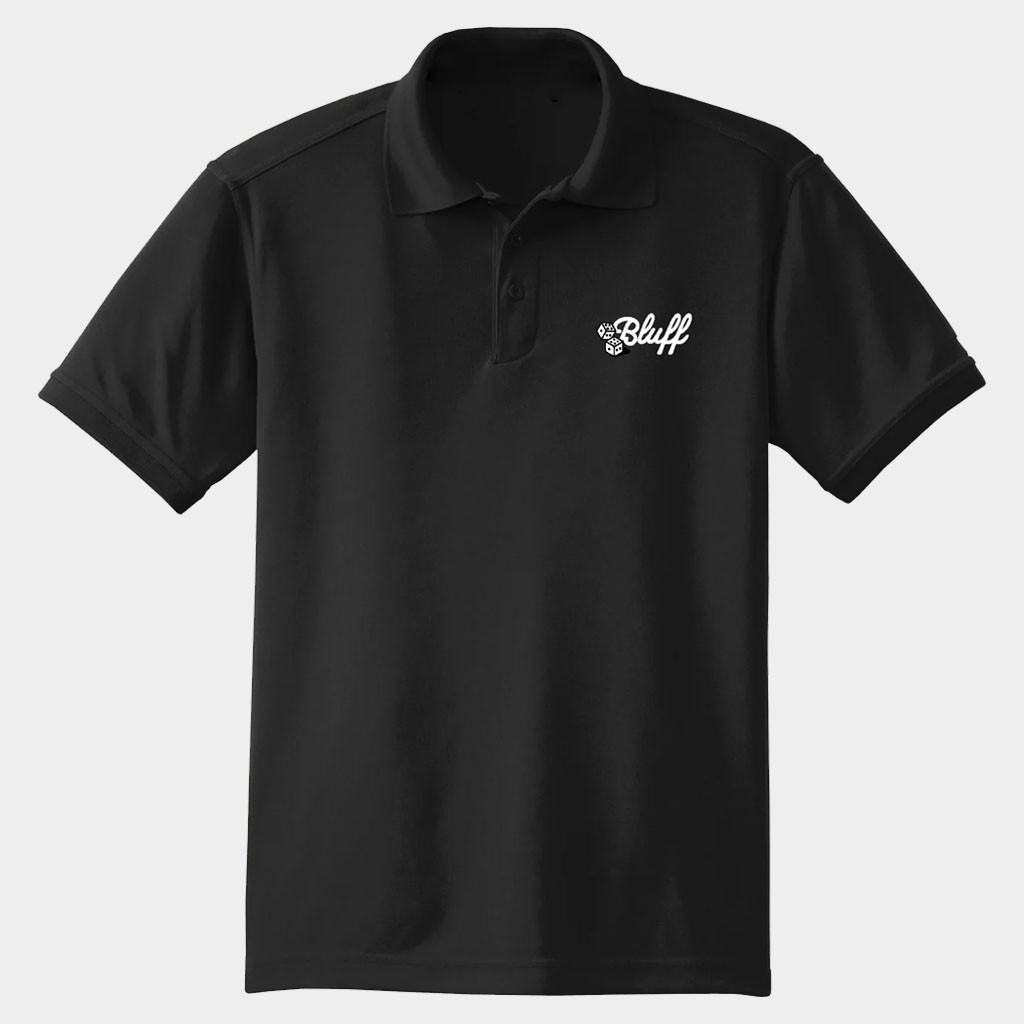 Got Bluff Merch Black Bluff Dice Polo Shirt Best Birthday Gift For Brother