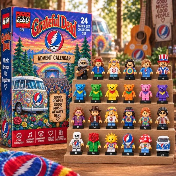 Grateful Dead Advent Calendar Christmas Ornaments Grateful Dead Merch Gift For Band Fans - Image 2