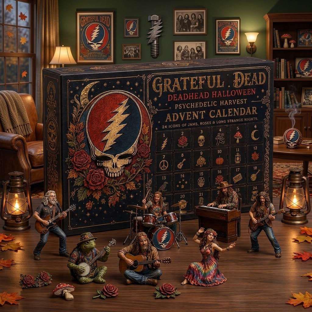 Grateful Dead Deadhead Halloween Advent Calendar Psychedelic Harvest Grateful Dead Merch 2026