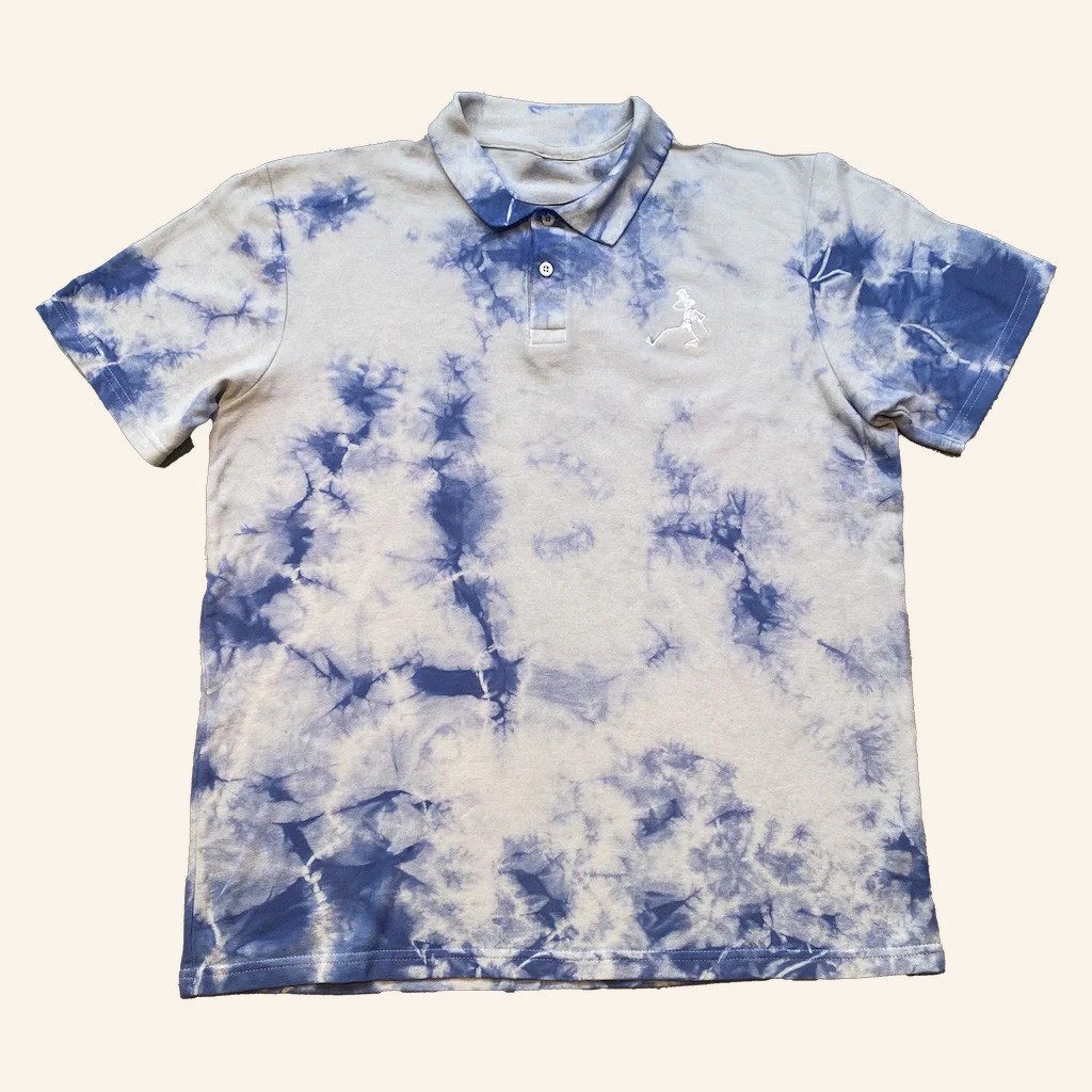 Grateful Dead Merch Dead Skelly Tie Dye Polo Shirt Birthday Present For Him