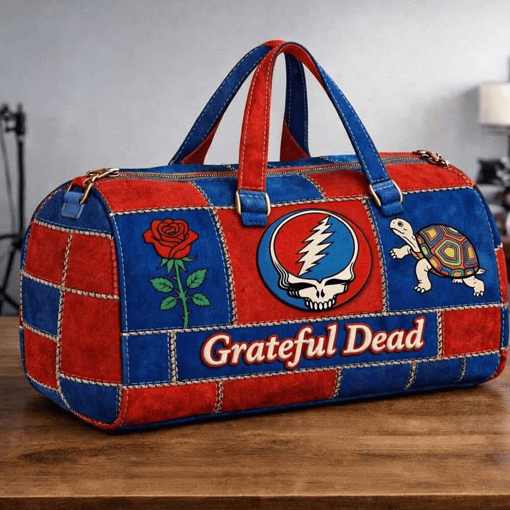 Grateful Dead Steal Your Face Duffel Bag Grateful Dead Merch Gifts For Friends