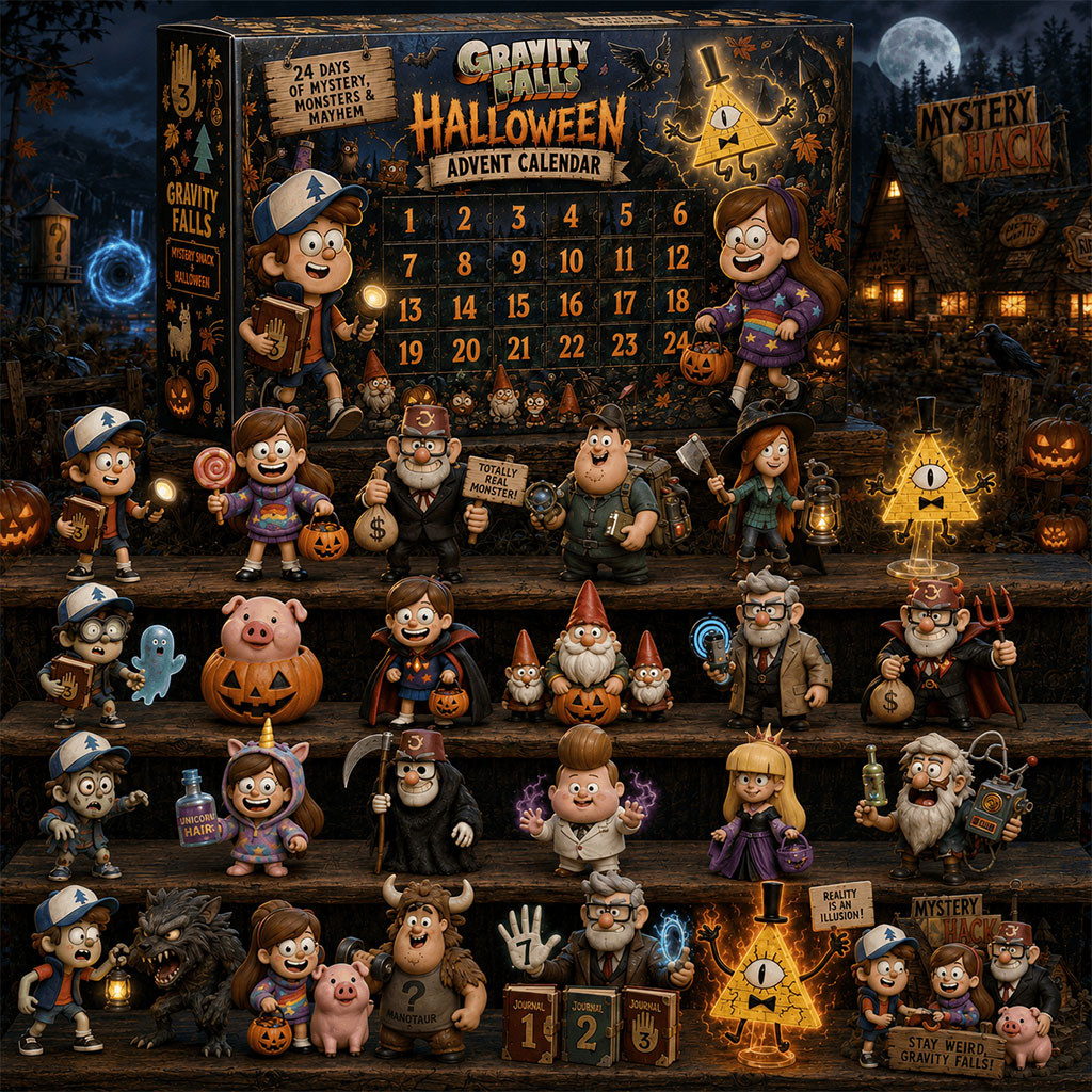 Gravity Falls Halloween Advent Calendar 2026 Gravity Falls Merch Spooky Gift Ideas