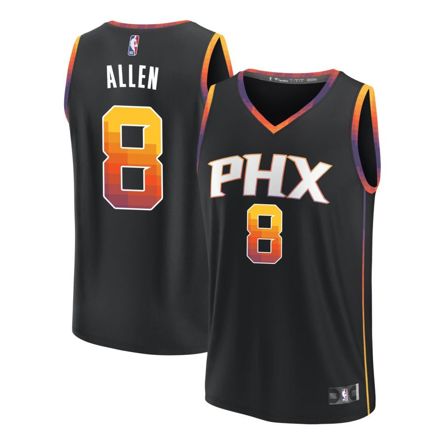 Grayson Allen Phoenix Suns 2025 Statement Edition Fast Break Jersey - Black 1 Grayson Allen Phoenix Suns 2025 Statement Edition Fast Break Jersey - Black