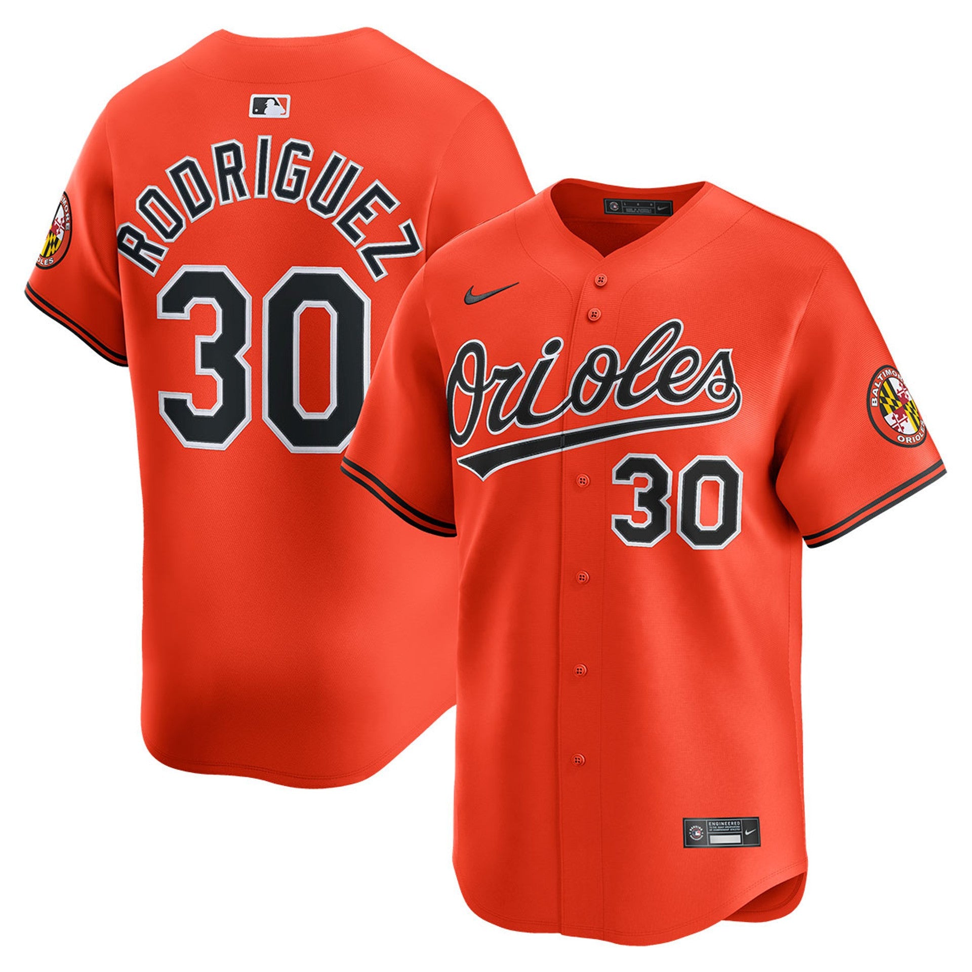 Grayson Rodriguez Baltimore Orioles 2025 Alternate Limited Jersey - Orange