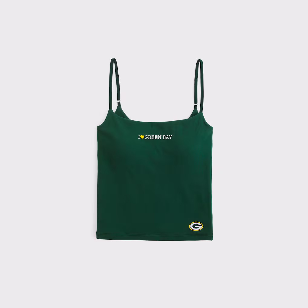 Green Bay Packers Football Cami Top I Heart Green Bay Game Day Gear Packers Merchandise