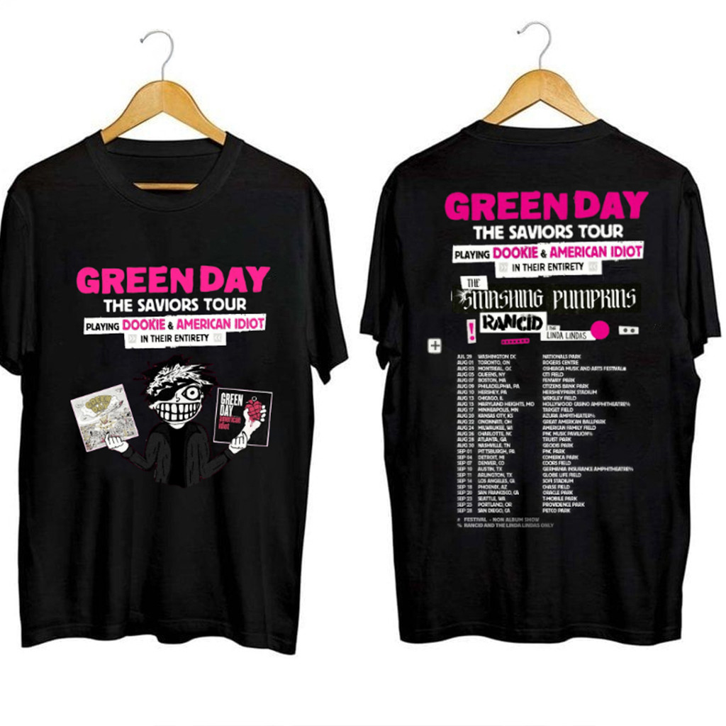Green Day Saviors Tour Shirt Green Day Merch Best Gifts For Rock Music Lovers