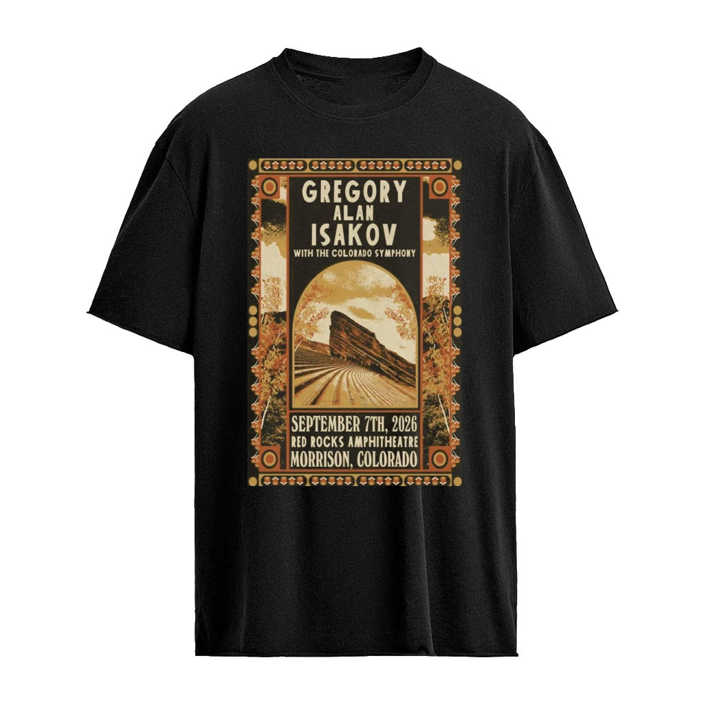 Gregory Alan Isakov with Colorado Symphony 09.07.2026 Concert Poster