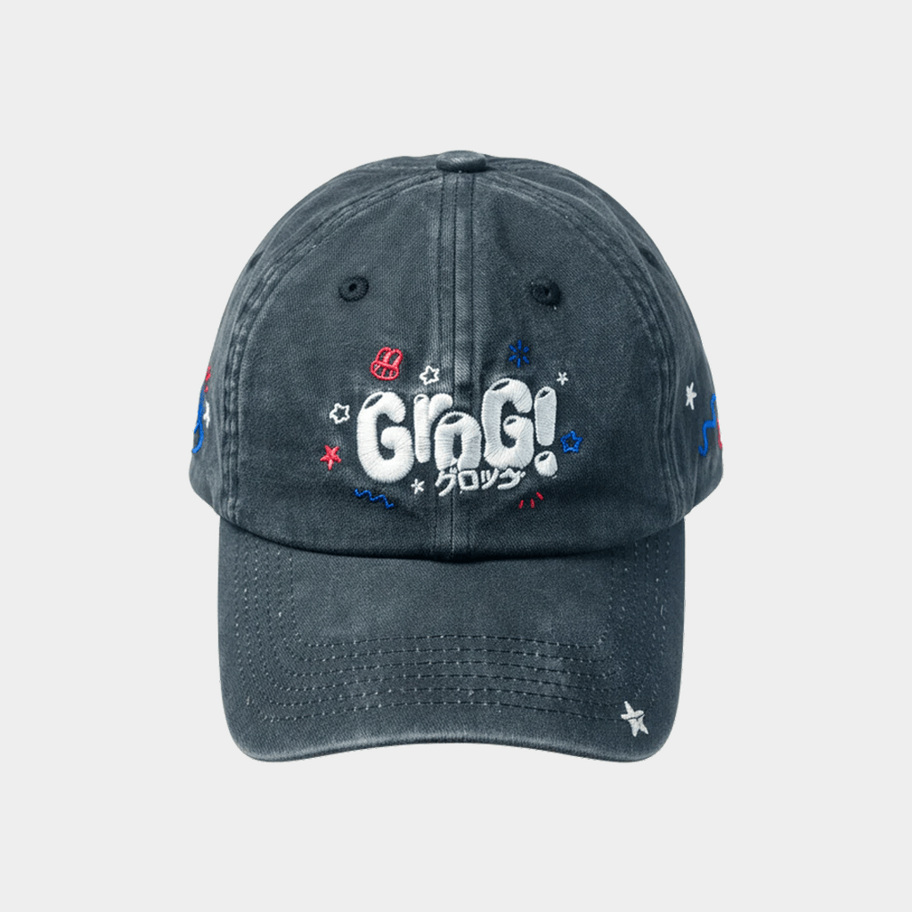 Grog Merch 2026 Grog Tour Hat Embroidered Live Free Grog Hard Cap Gifts For Friends