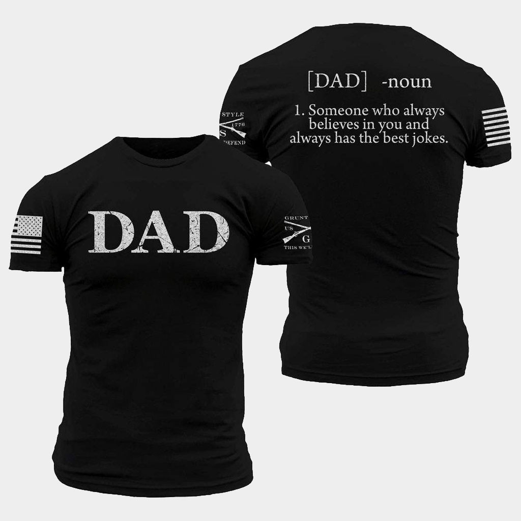 Grunt Style Merch 2026 Dad Defined T-Shirt Grunt Style Shirts Best Father's Day Gifts