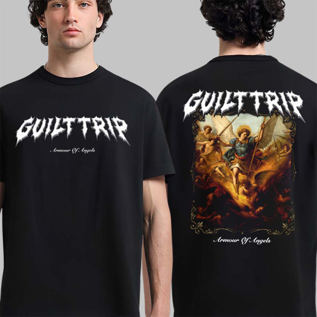 Guilt Trip Armour Of Angels Album Merch Bundle Cover Art T-Shirt Gifts For Him Her