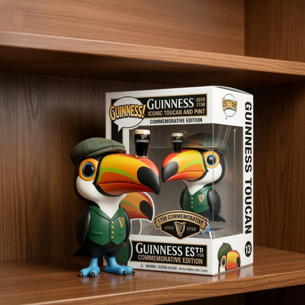 Guinness Themed Irish Pub Commemorative Funko Pop Guinness Toucan Pop Figure Gifts For Friends