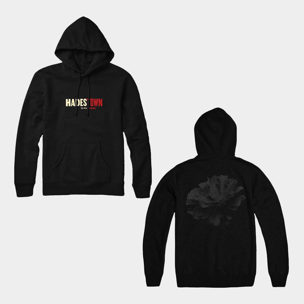 Hadestown Merch 2026 Hadestown Flower Hoodie Black Birthday Gift For Besties