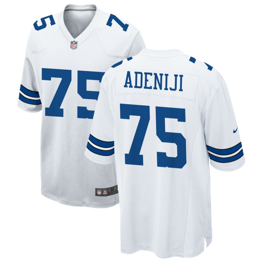 Hakeem Adeniji Dallas Cowboys 2025 Game Jersey - White