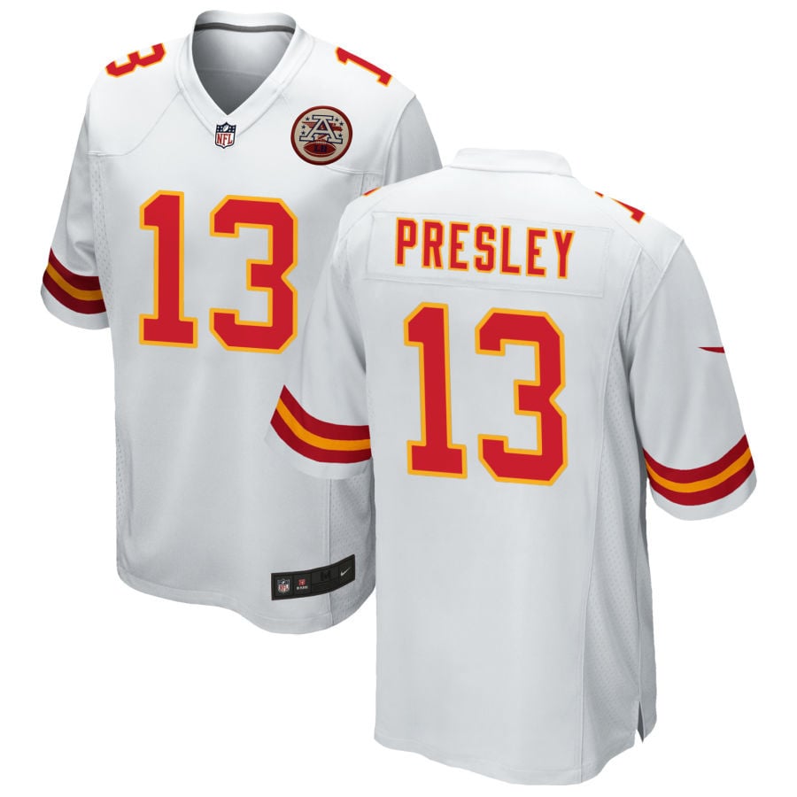 Hal Presley Kansas City Chiefs 2025 Game Jersey - White